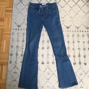 Free People Bootcut Jeans - Blue